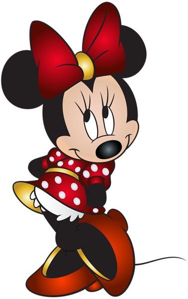 378x600 Minnie Mouse Free Png Clip Art Image Diy And Crafts
