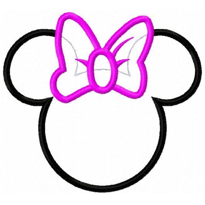 700x700 Minnie Mouse Silhouette Clipart