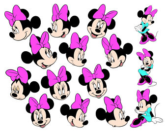 Minnie Mouse Face | Free download on ClipArtMag