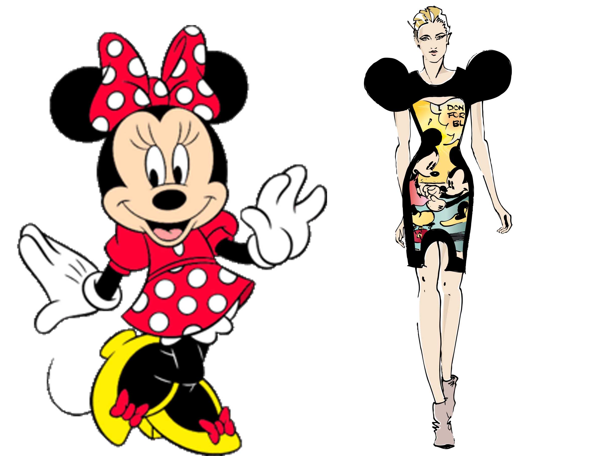 2384x1819 Minnie Mouse Cartoon