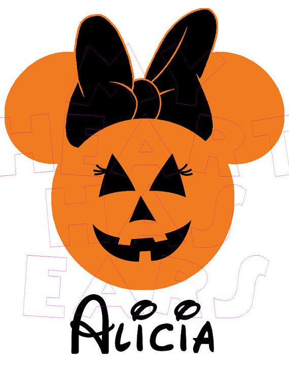 570x730 Minnie Mouse Pumpkin Clipart
