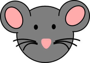 298x210 Mouse Face Clipart