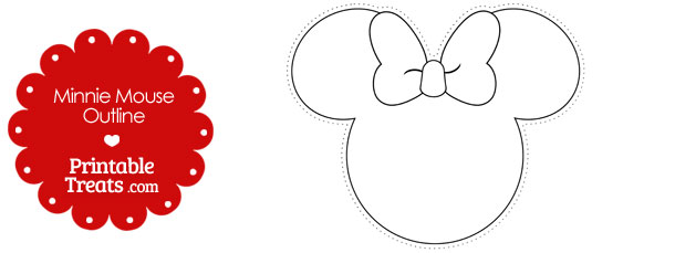 610x229 Printable Minnie Mouse Outline Printable