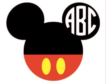 340x270 Gold Mickey Head Clipart