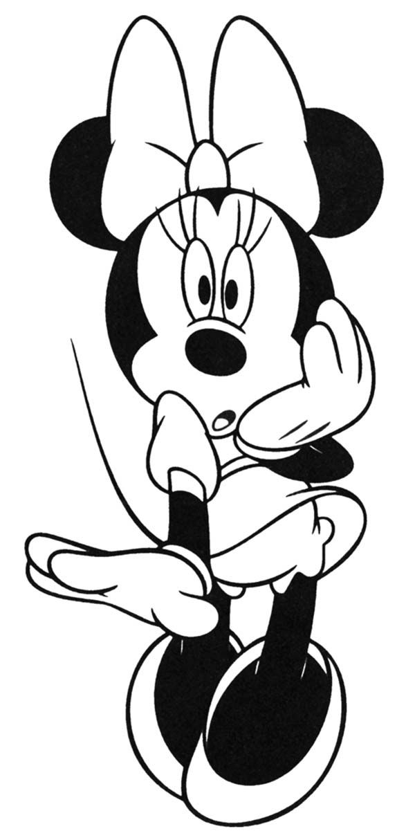 600x1214 Minnie Mouse Outline