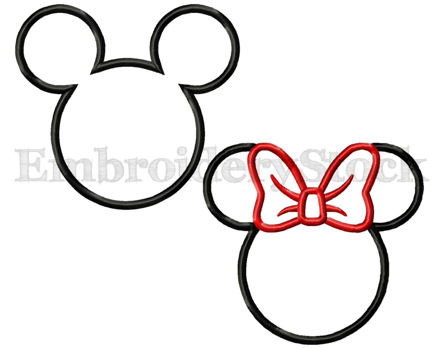 Minnie Mouse Outline | Free download on ClipArtMag