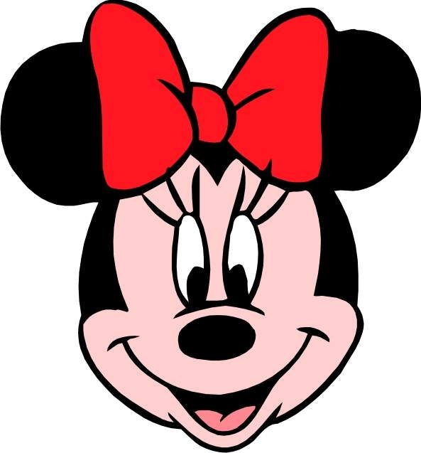 593x637 Minnie Mouse Head Clipart