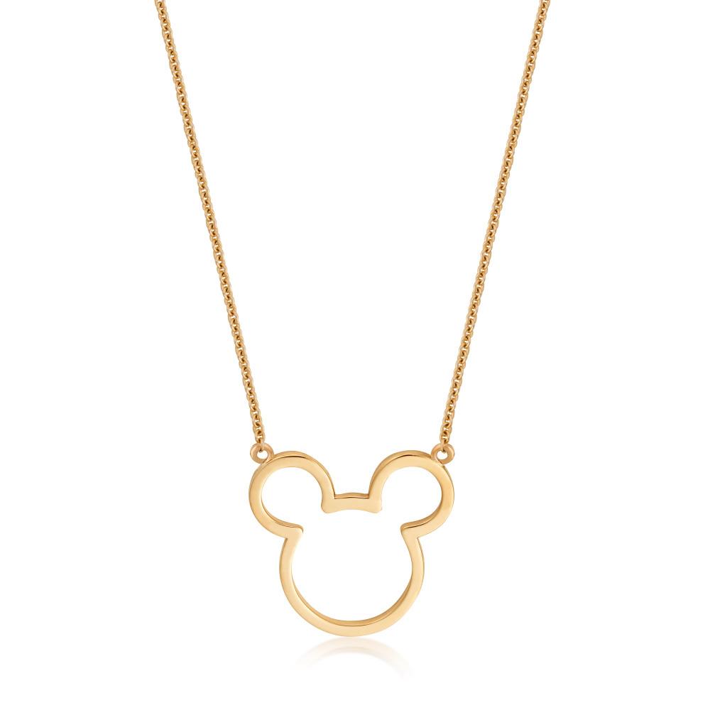 1000x1000 Disney Precious Metal Minnie Mouse Outline Stud Earrings Couture