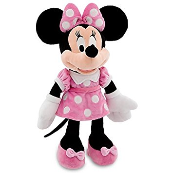 355x355 Disney 18 Minnie Mouse In Pink Dress Plush Doll Toys