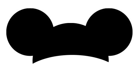 480x240 Minnie Mouse Ears Clip Art