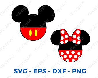 340x270 Mickey Silhouette Etsy