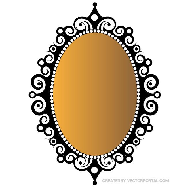 660x660 Mirror Clip Art Free Vector 123freevectors