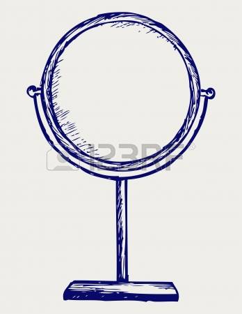 348x450 Hand Mirror Clipart