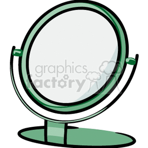 300x300 Royalty Free Make Up Mirror 146291 Vector Clip Art Image