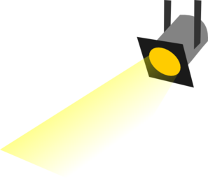 297x279 Spotlight Mirror Clip Art