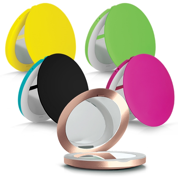 600x600 Lighted Compact Mirror