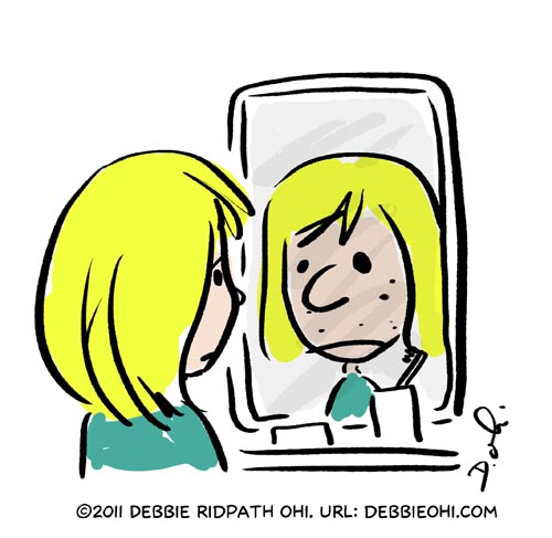 500x487 Mirror Reflection Clipart