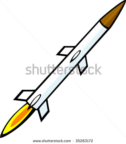 410x470 Rocket Clipart Missile