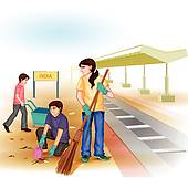 170x170 Clean India Mission Clip Art