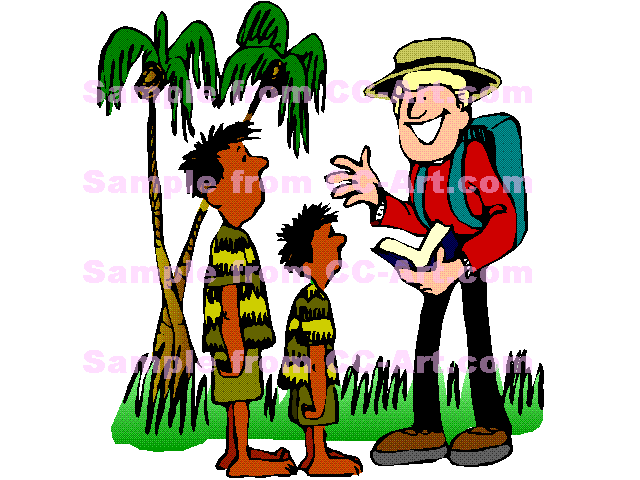 640x480 Mission Missionary Speaking With A Bible To `native` Children