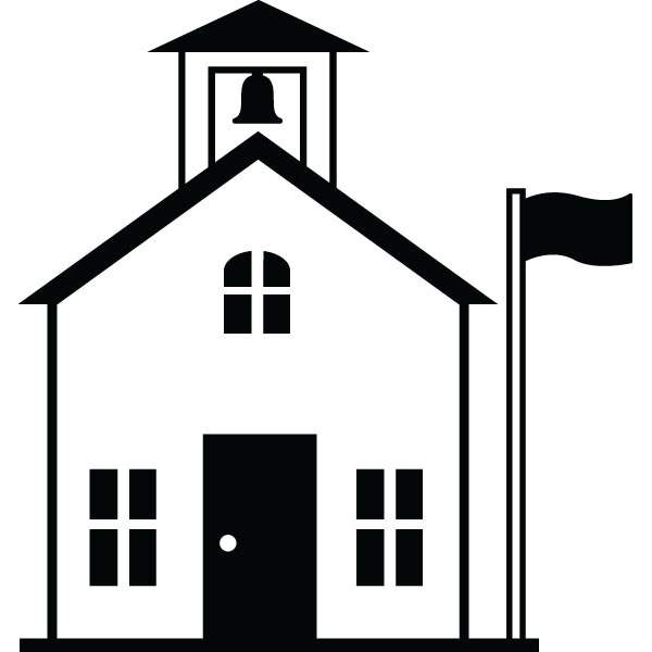 600x600 School House Education Clip Art For Custom Gifts Products