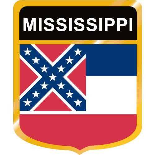 500x500 Mississippi Flag Crest Clip Art