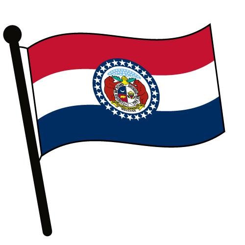 500x500 Missouri Waving Flag Clip Art