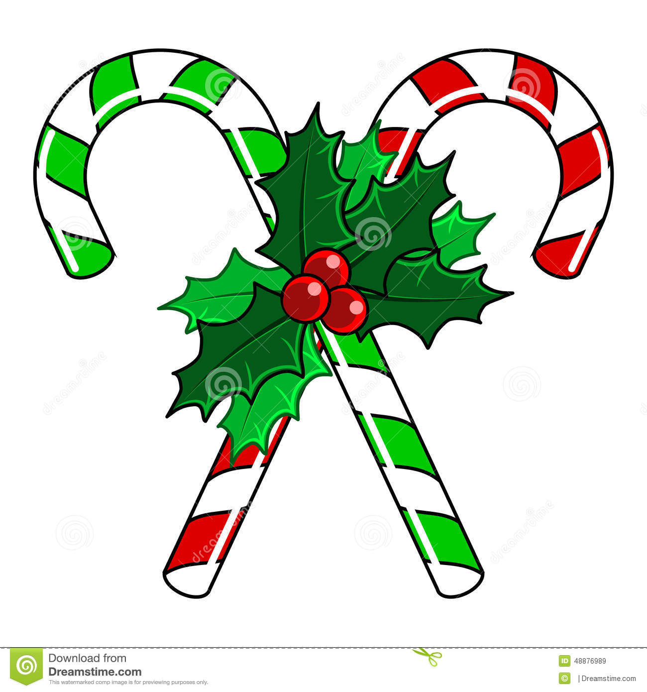 1300x1390 Candy Cane Clipart Christmas Mistletoe