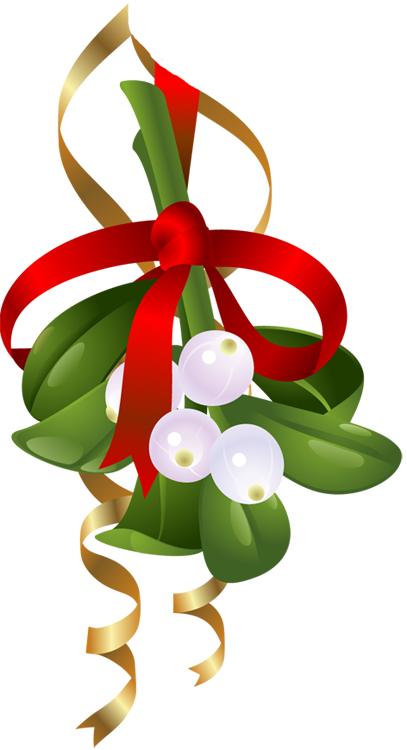 407x750 Mistletoe Clip Art Clipartfest