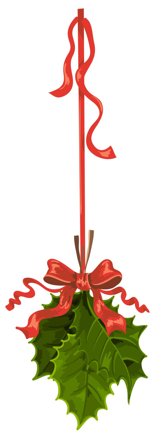 564x1533 Mistletoe Clipart