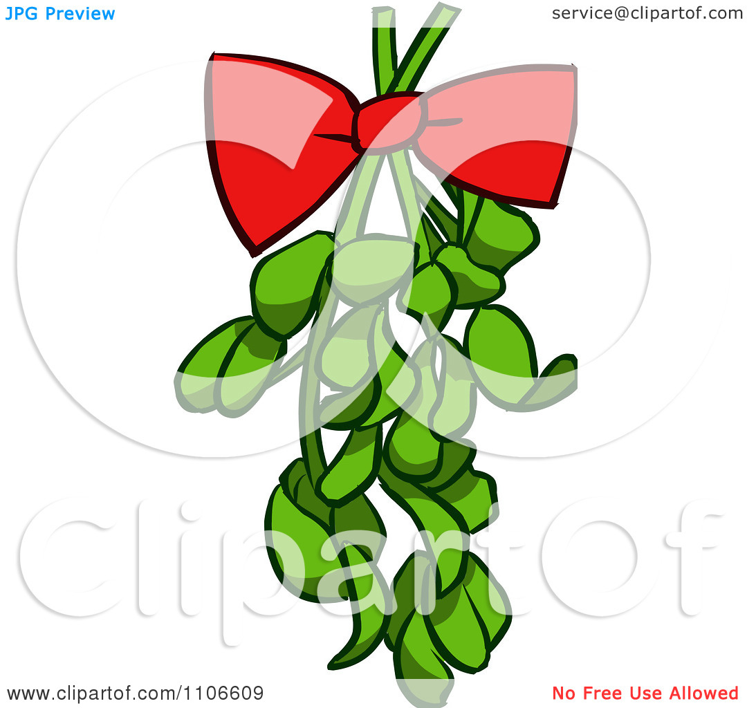 1080x1024 Small Christmas Mistletoe Clipart