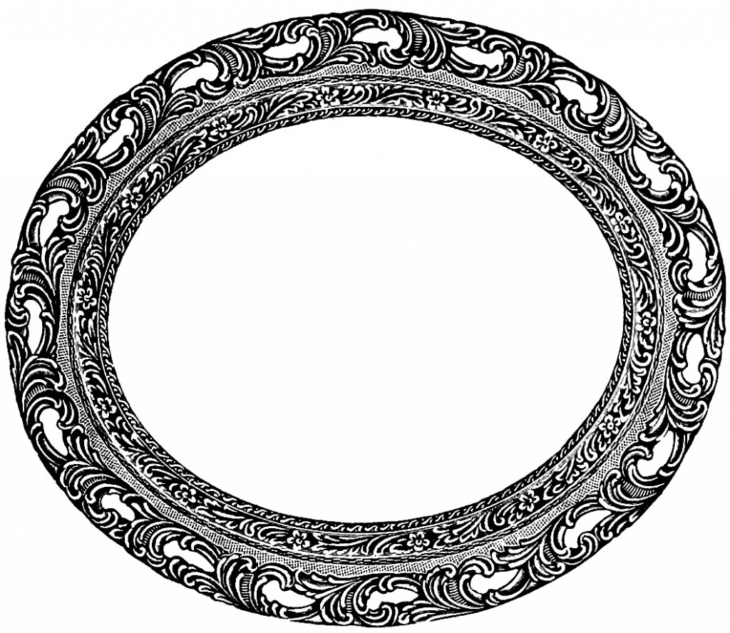 1024x888 Free Oval Frame Clipart