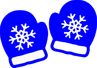 320x225 Glove Clipart Blue Mitten