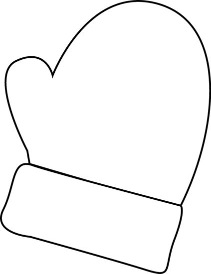 423x550 Mittens Clip Art Black And White Mitten Clip Art Black