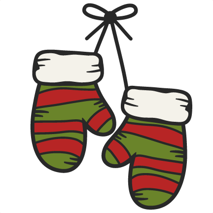 432x432 Large Hanging Mittens Clip Art
