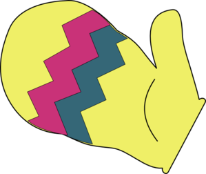 299x252 Yellow Clipart Mitten