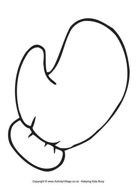 460x650 Mitten Writing Frame