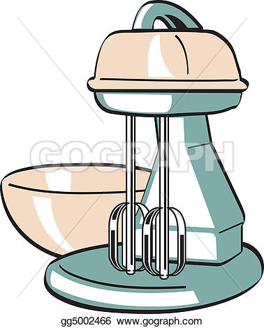 378x470 Vintage Clipart Mixer