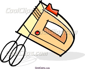 300x243 Electric Mixer Vector Clip Art