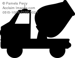 300x231 Art Image Of A Cartoon Cement Mixer Truck