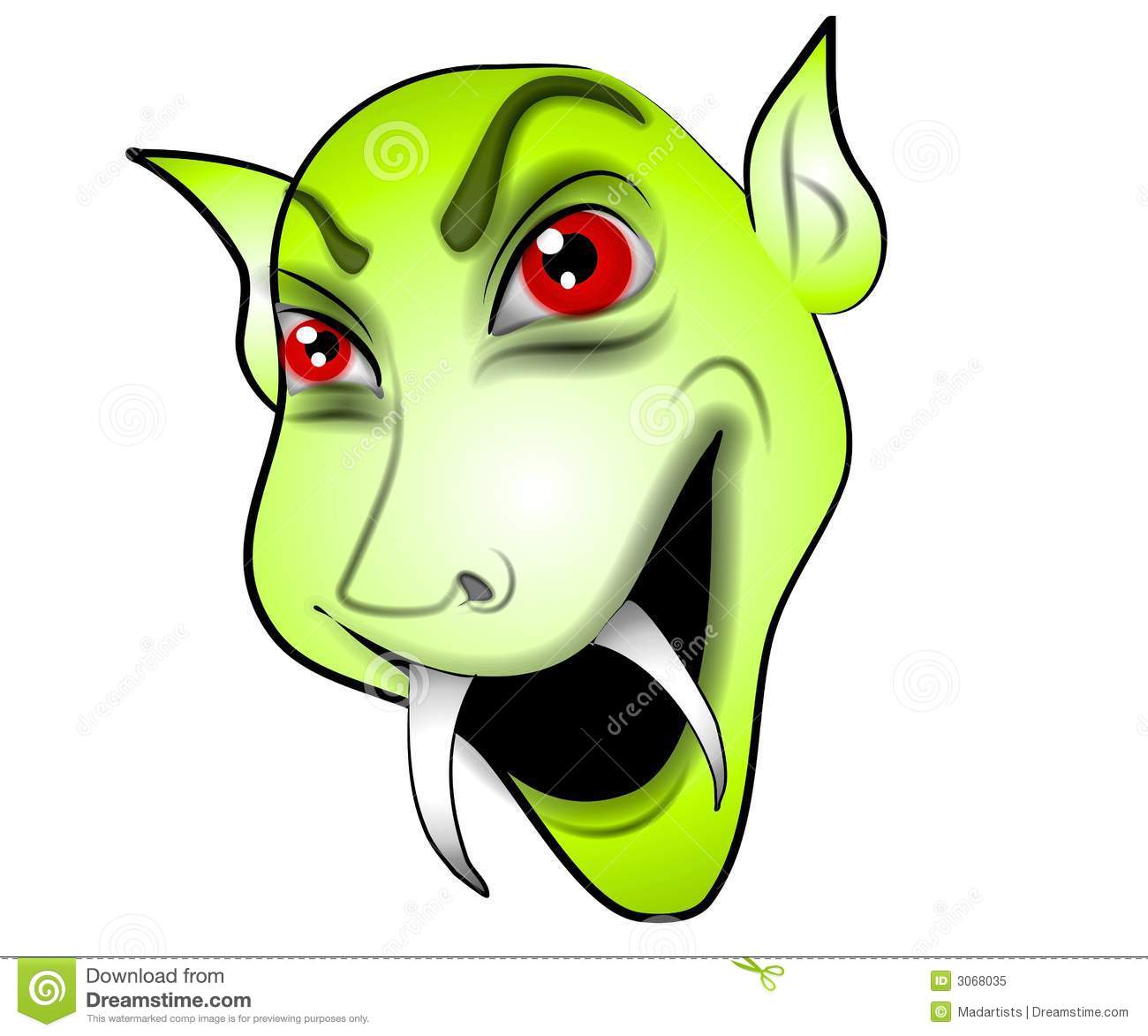 1300x1173 Scary Face Cartoon