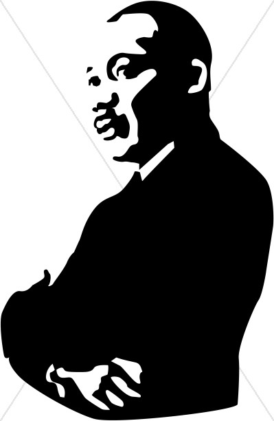 399x612 Martin Luther King Jr. Arms Folded Martin Luther King Clipart