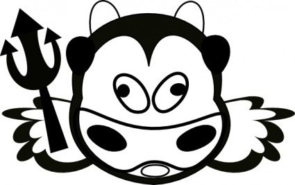 425x267 Evil Cow Clip Art Clip Arts, Free Clip Art