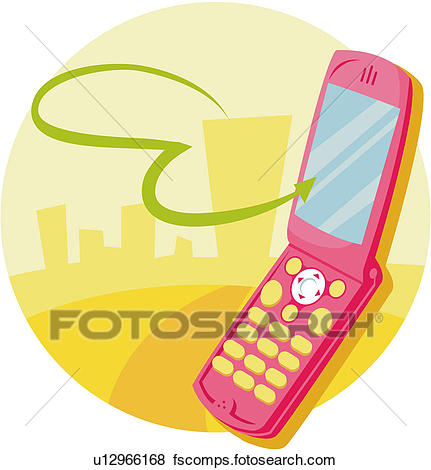 431x470 Clip Art Of Wireless, Information And Communications, Mobile Phone