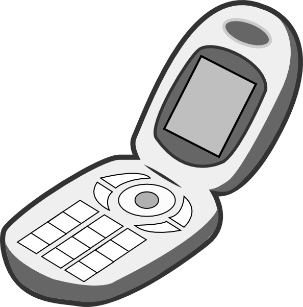 594x601 Animated Phone Clipart