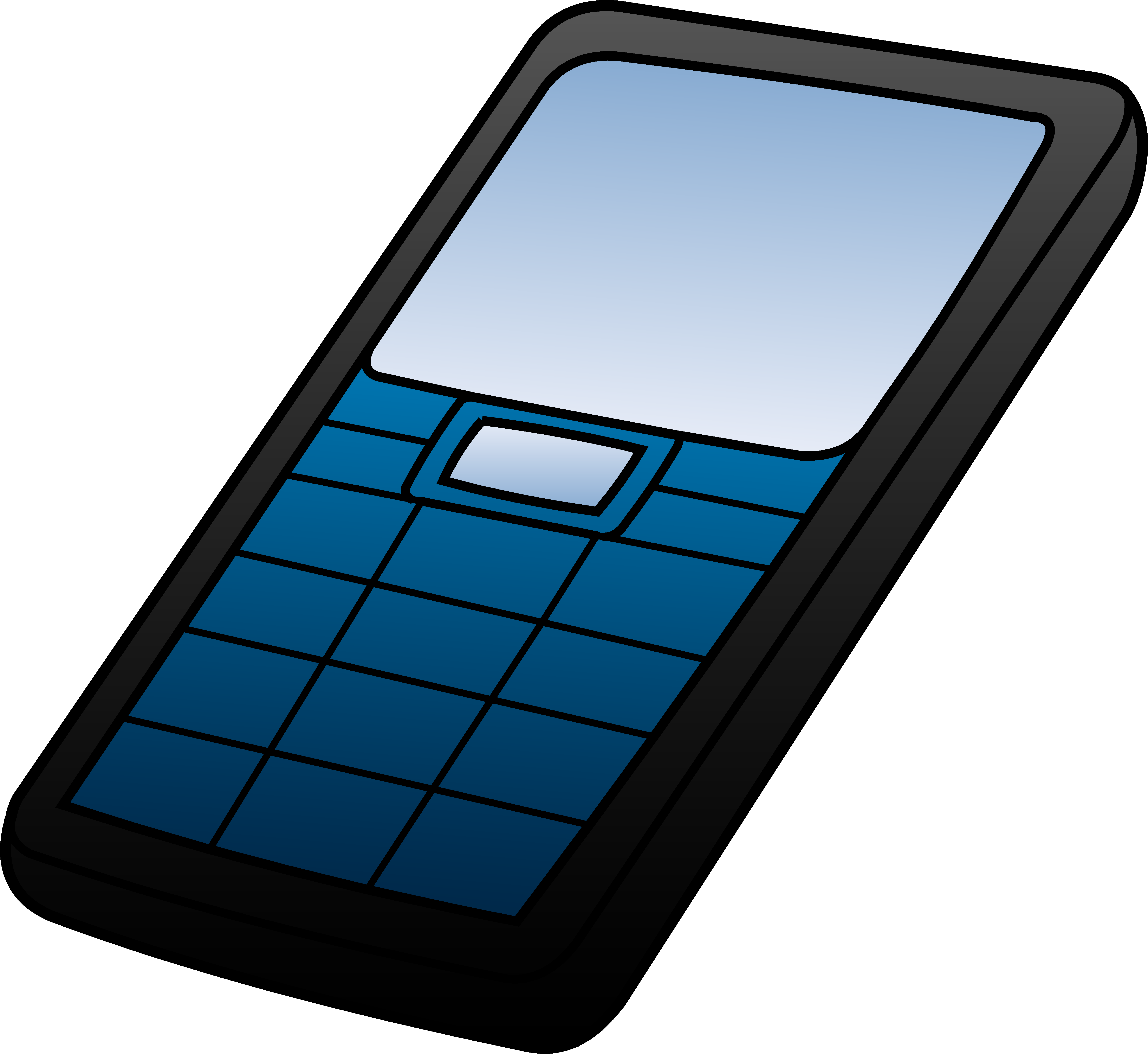 5563x5105 Blue And Black Cell Phone Design
