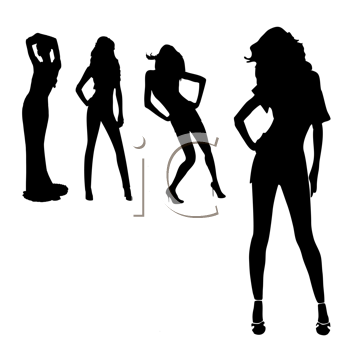 350x350 Women Models Clipart