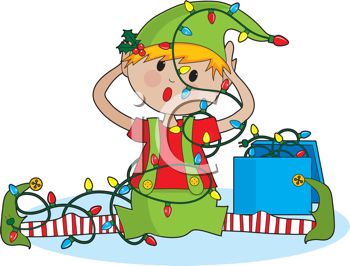 350x266 Clipart Of Santa's Elves