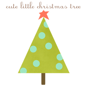 300x300 Clip Art Tree Modern Christmas Clipart