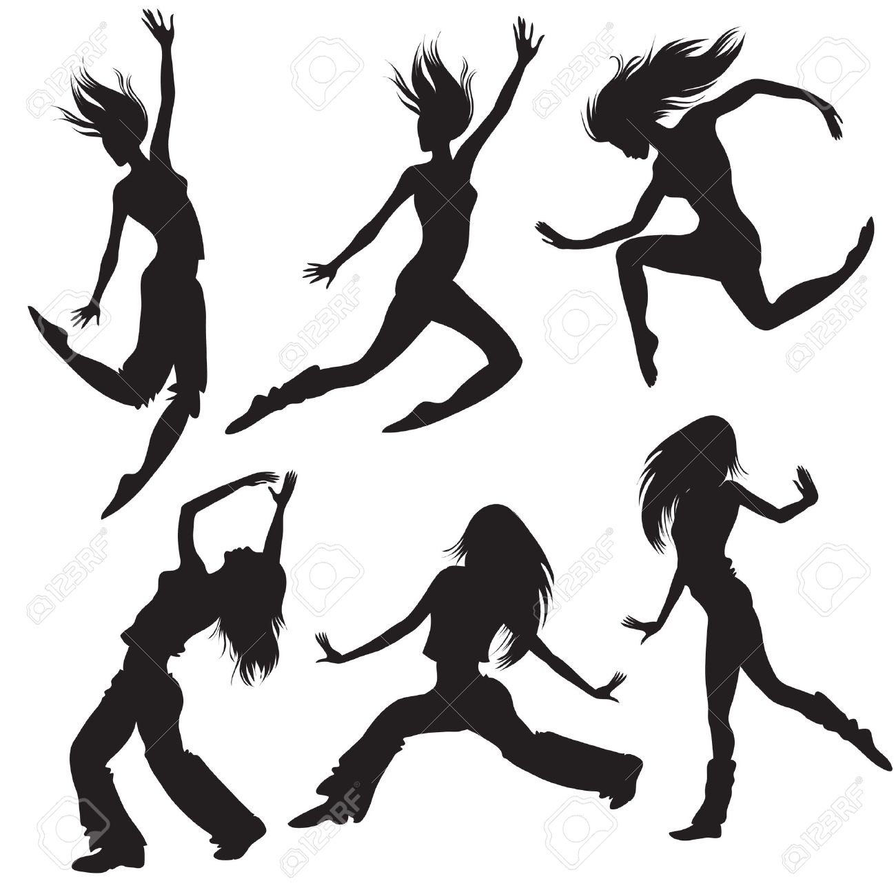 Modern Dancer Silhouette Free Download On Clipartmag